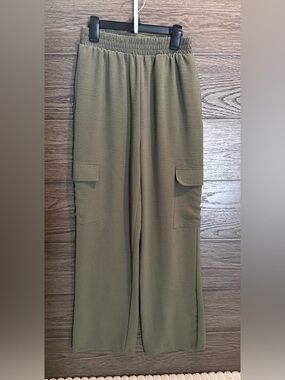Derek Heart Olive Utility Pull-On Pants